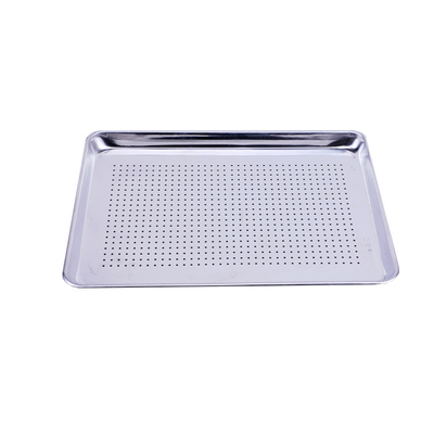 Rk বেকওয়্যার চীন-40855 পূর্ণ আকার 16 গজ গ্লাসড 12 7/8 &quot;X17 3/4&quot; অ্যালুমিনিয়াম শীট বুন প্যান ট্রে