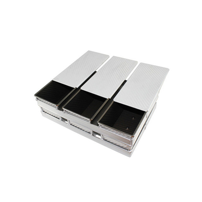 Rk Bakeware China Manufacturer-Nonstick গ্লাসড 3 স্ট্র্যাপস গ্লাসড কাঁচা/প্যাকেজ রোল প্যান