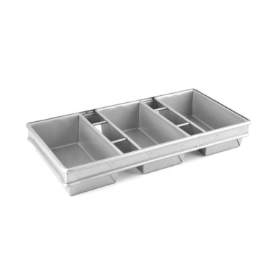 Rk Bakeware China Manufacturer-Nonstick গ্লাসড 3 স্ট্র্যাপস গ্লাসড কাঁচা/প্যাকেজ রোল প্যান