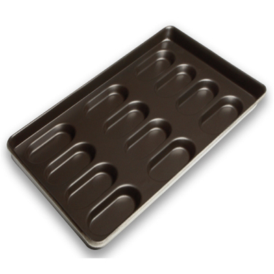 Rk Bakeware China-600X400 ননস্টিক হট ডগ বান প্যান /হট ডগ প্যান