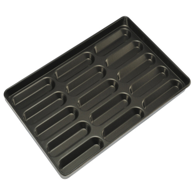 Rk Bakeware China-600X400 ননস্টিক হট ডগ বান প্যান /হট ডগ প্যান
