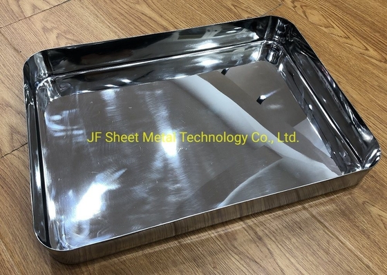 Rk Bakeware China-Deep-Draw SUS304 রেইনলেস স্টীল ফুড ট্রে বেকারি, রুটি, কেক জন্য
