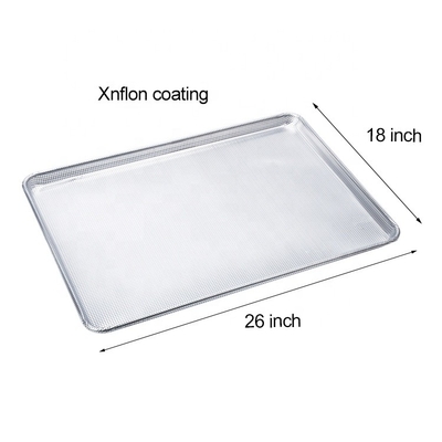 26&quot;*18&quot;*1&quot; পূর্ণ ছিদ্রযুক্ত বেকিং রুটি ট্রে বার্গার বা হ্যামবার্গার বা হট ডগ অ্যান্টি-স্টিক বুন বেকিং প্যান অ্যালুমিনিয়াম রুটি প্যান